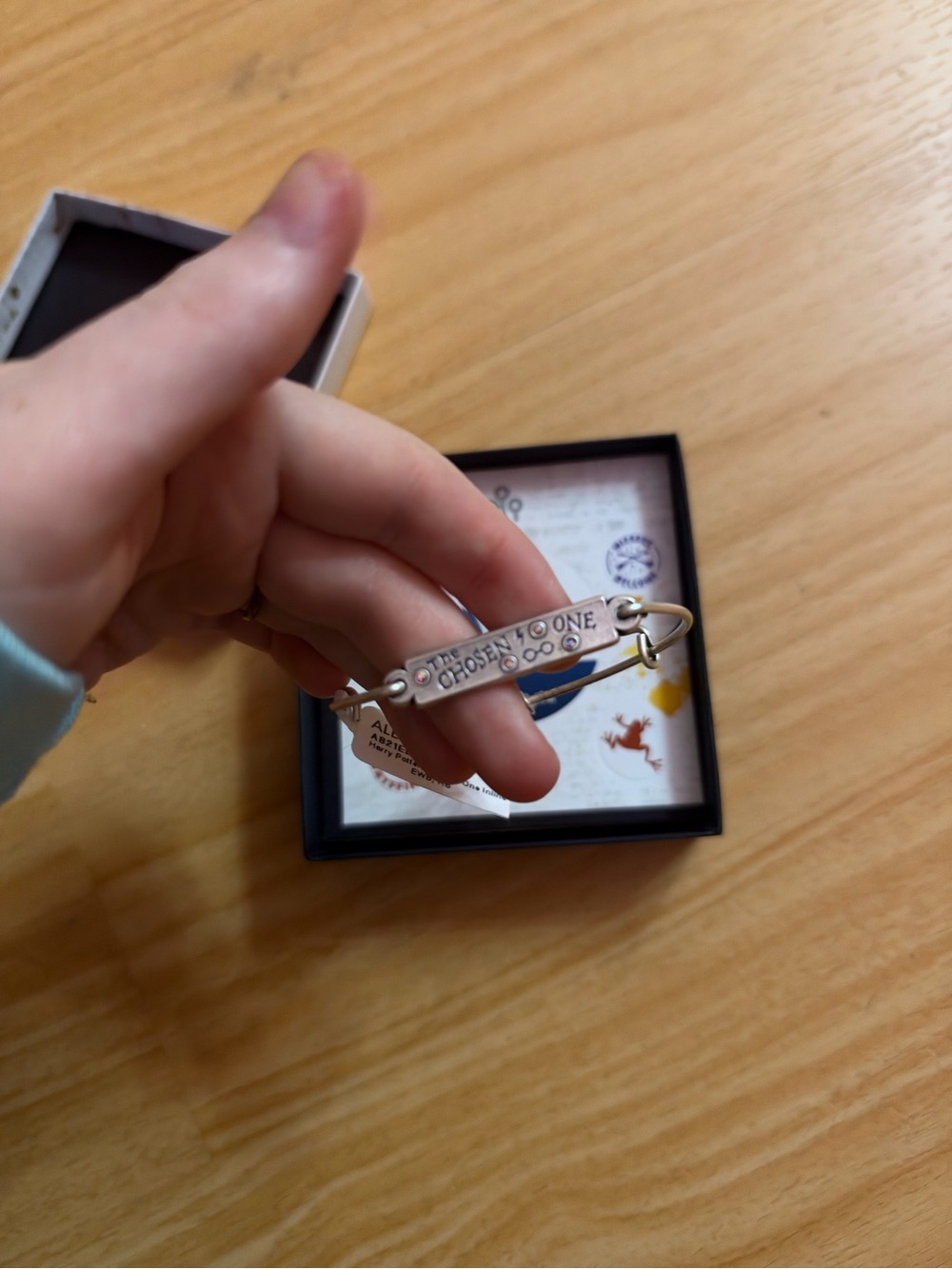 Alex and Ani Silver 'Chosen One' Bar Bracelet Harry Potter